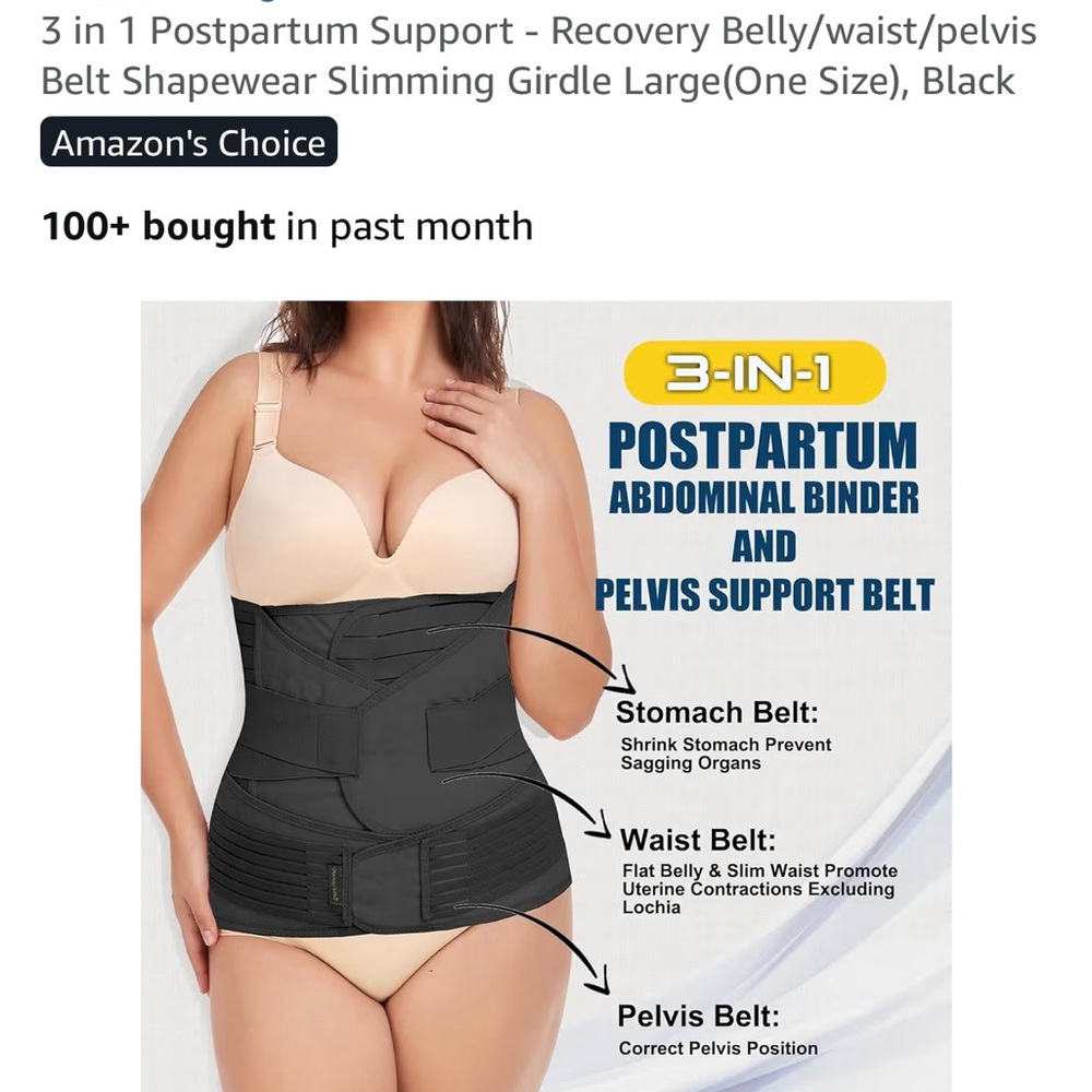 ✨2/$30✨ Postpartum Support Belt